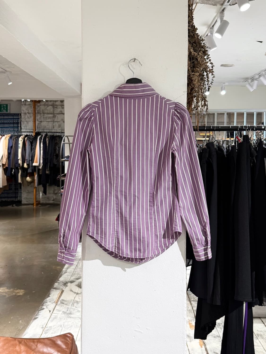 비비안웨스트우드 퍼플 스트라이프 카라 셔츠 상품이미지6