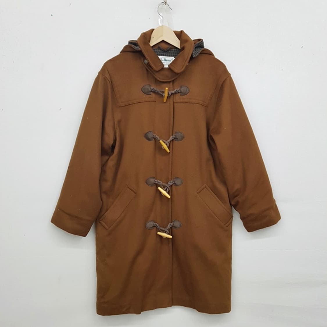 L.L. Bean 엘엘빈 울 더플코트 카멜 상품이미지1