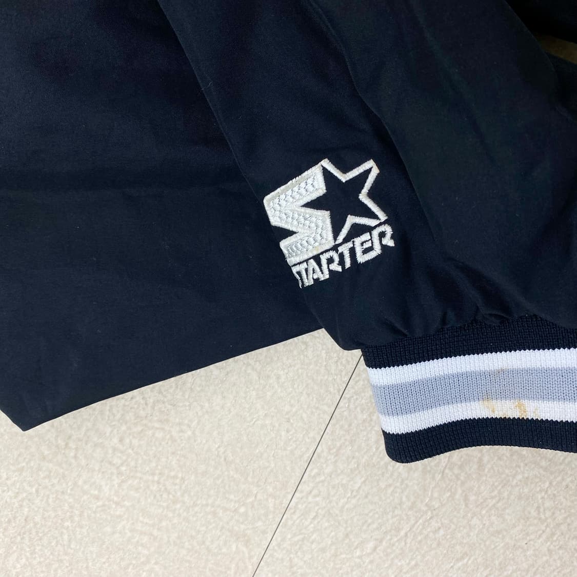 90s 스타터 오클랜드 레이더스 빅로고 풀오버 웜업 (110) 상품이미지7