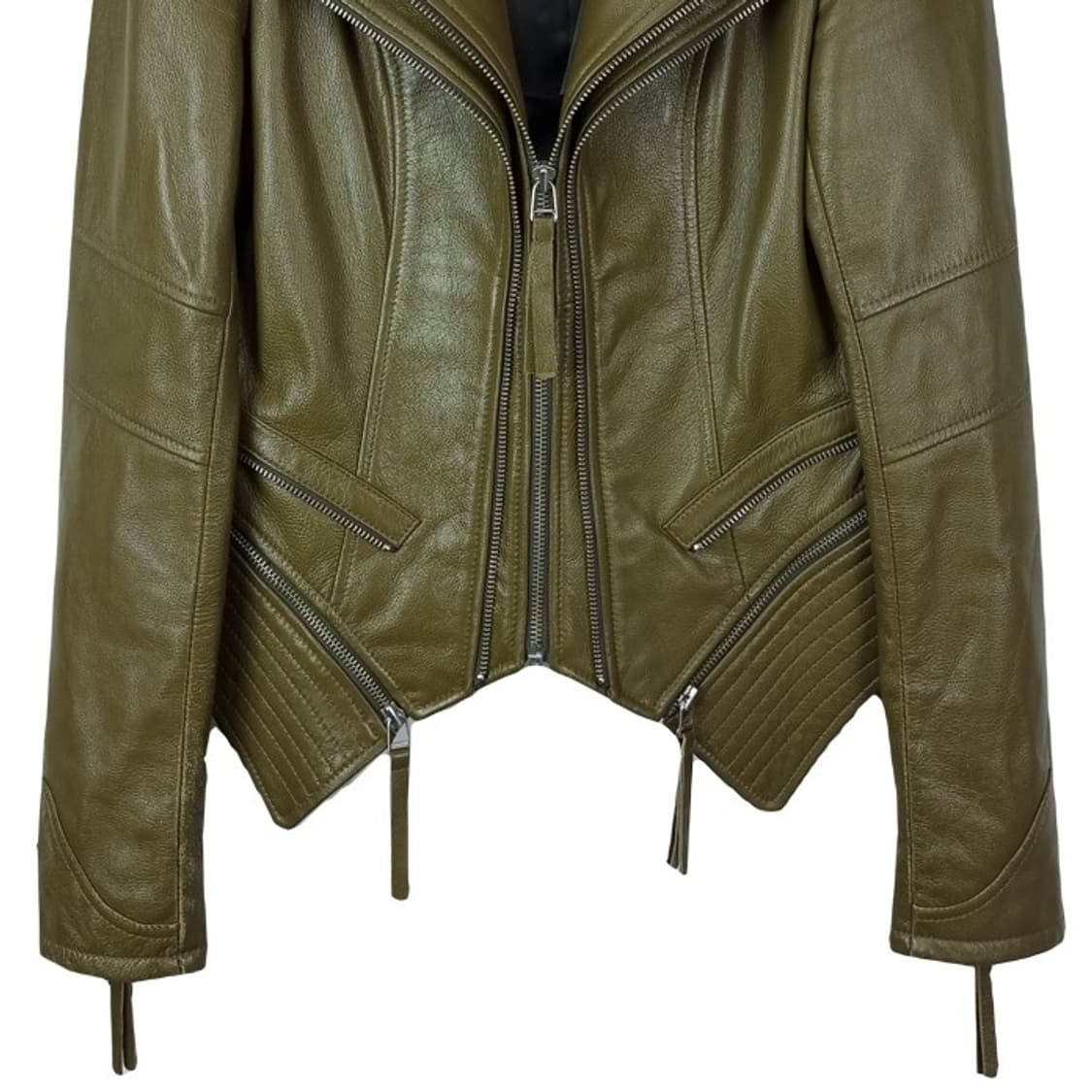 [빈티지] 리얼 쉽스킨 레더 양가죽 슬림핏 레더 자켓 M16907 상품이미지5