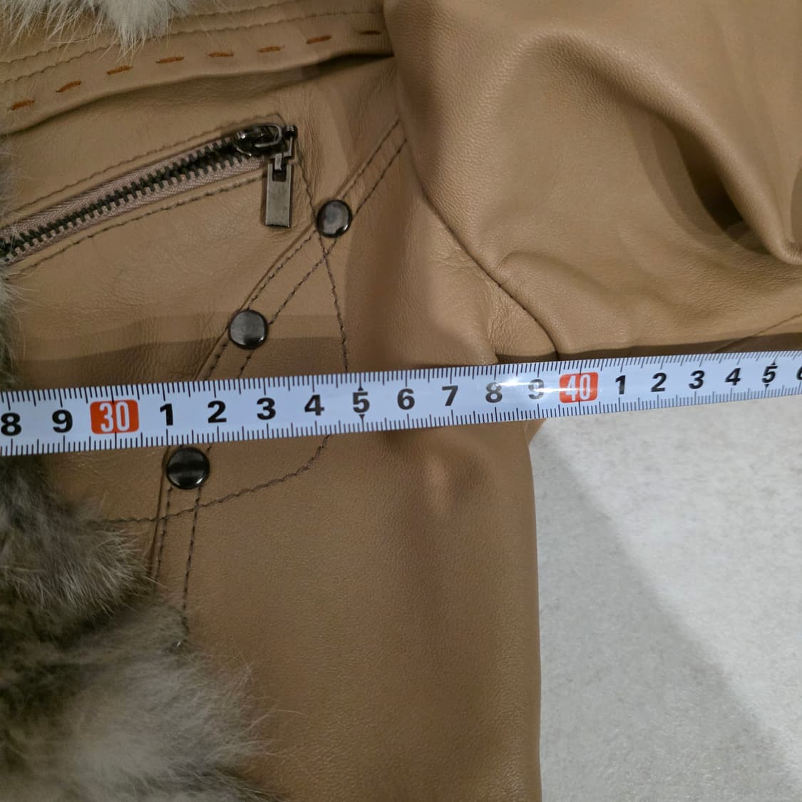 Ezili 에질리 폭스털 양가죽 자켓 44~55사이즈 상품이미지10