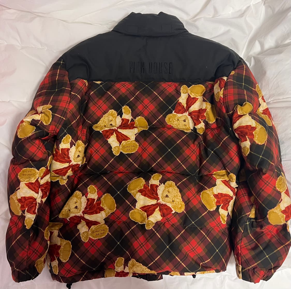 핑크하우스 레드 테디베어 패딩 다운 상품이미지2