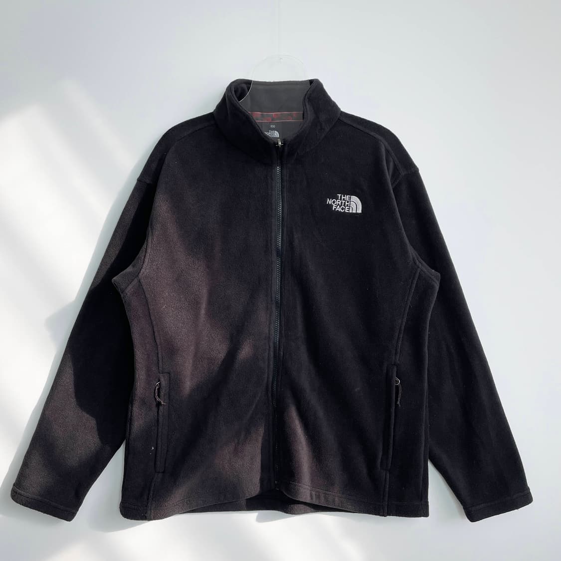 B1 노스페이스 블랙 플리스 집업 재킷 100사이즈 상품이미지1
