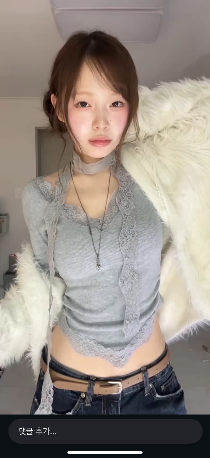 아워캐비넷 leaf fur hood 리프 퍼 후드 퍼 가디건 상품이미지3