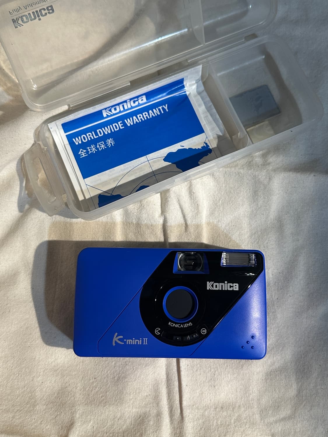 코니카 K-mini II 필름카메라 (파랑) 상품이미지1
