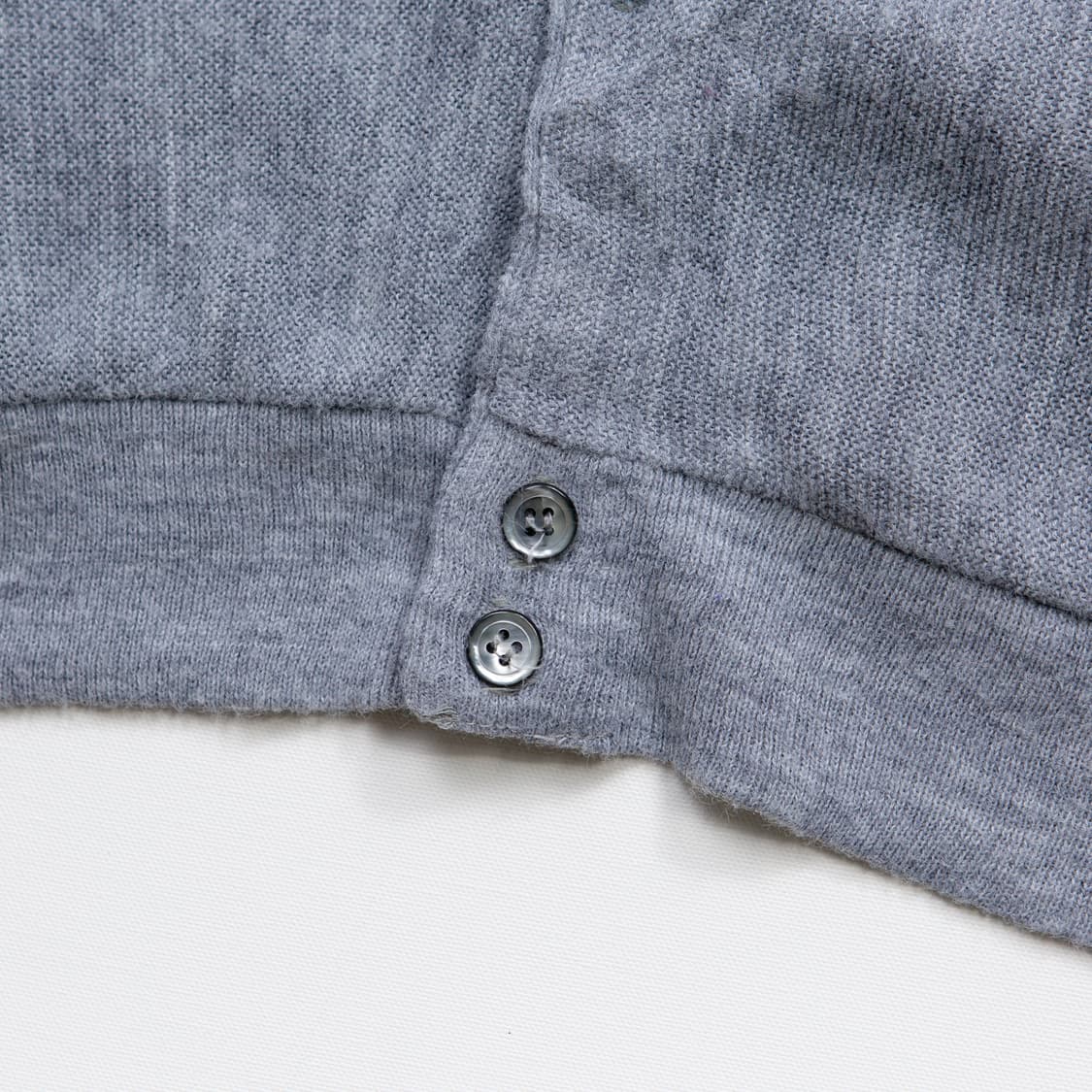 80s IZOD 라코스테 아크릴 가디건 그레이 상품이미지4