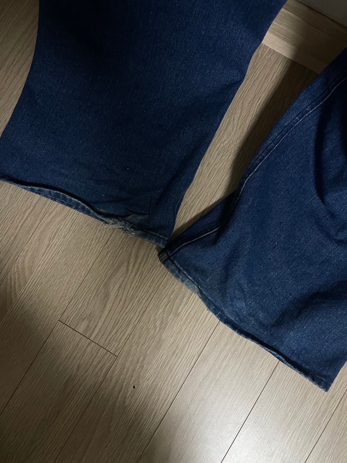 기철 와이드 인디고 팬츠 상품이미지5