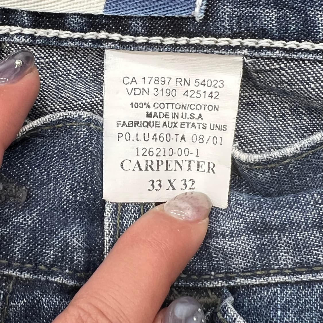 갭 카펜터 데님 팬츠 r2854 상품이미지7