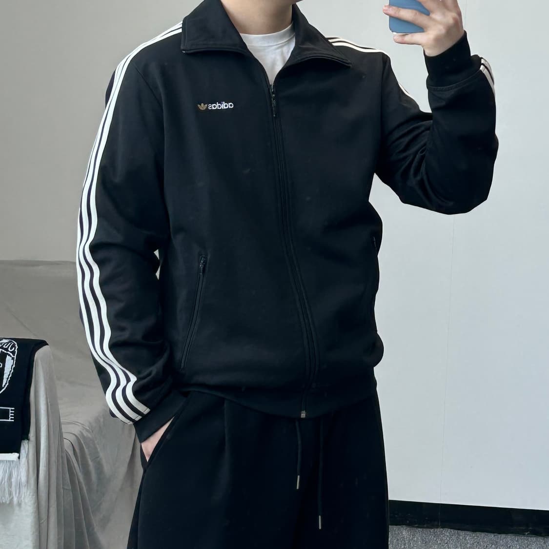 아디다스 베켄바우어 블랙 트랙탑 져지 상품이미지8