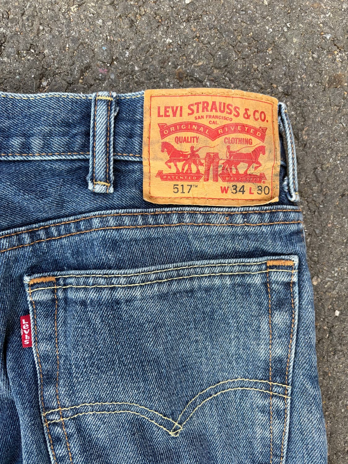 리바이스 517 플레어데님 34/30 상품이미지3