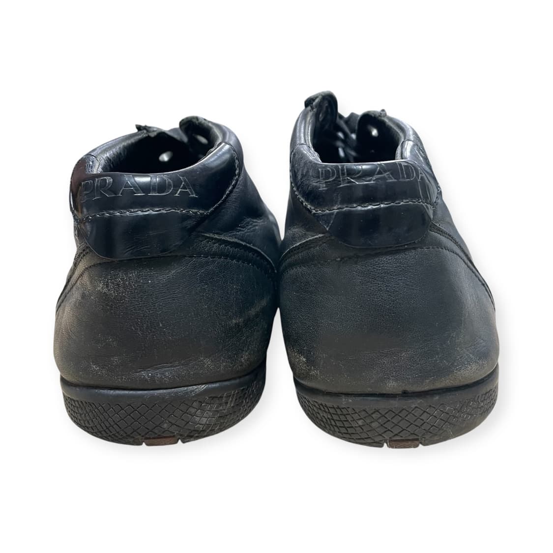 265~270) 프라다 스포츠 레더 로고 미드탑 스니커즈 상품이미지5