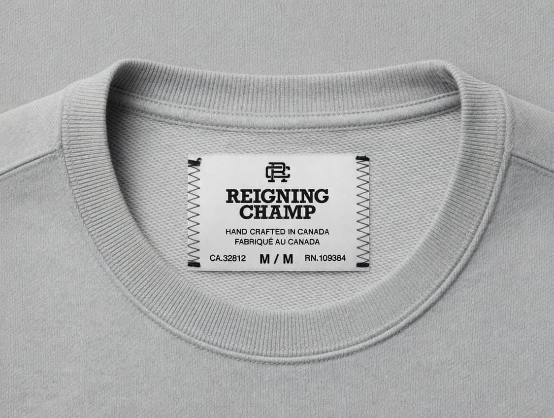REIGNING CHAMP 레이닝챔프 맨투맨 M/M 라이트그레이 상품이미지10