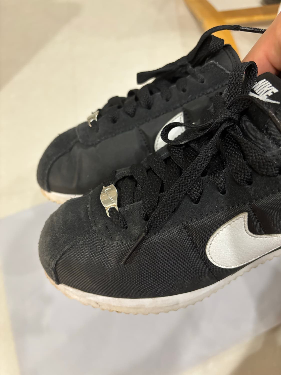 나이키 나일론 코르테즈 검흰 245 상품이미지4