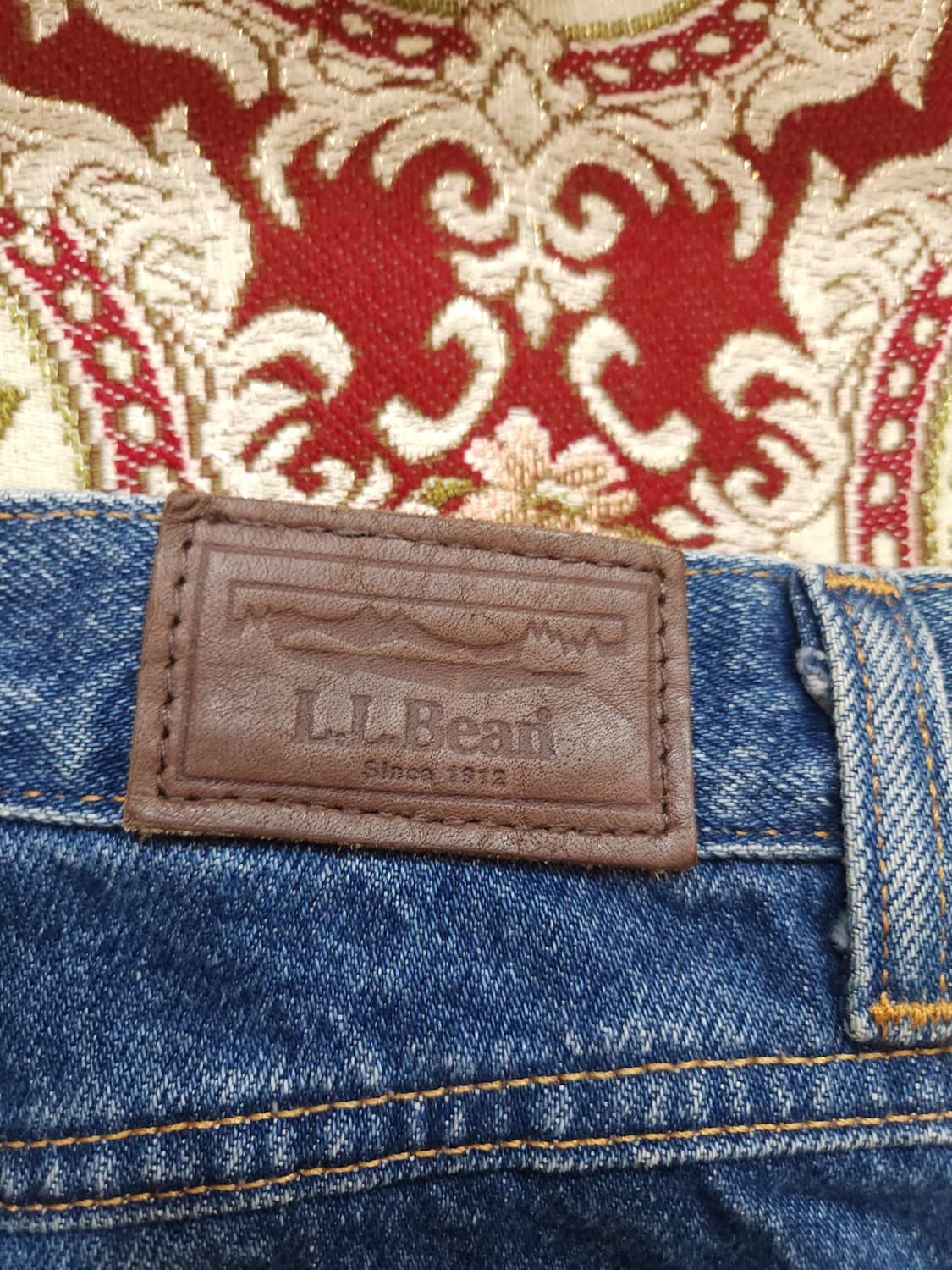 엘엘빈 릴렉스핏 플란넬체크 안감 데님팬츠

 상품이미지8