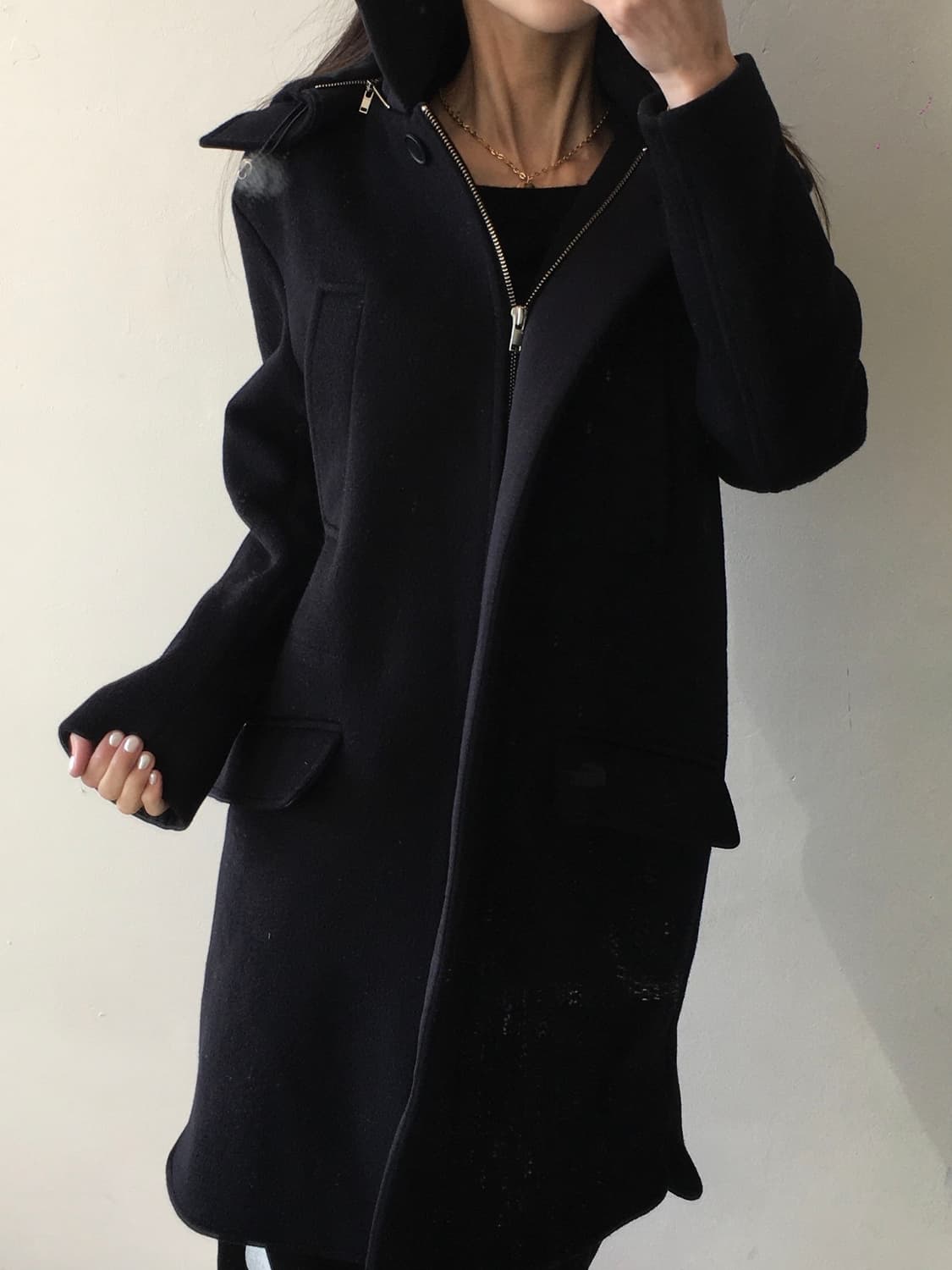 라코스테 포켓로고 후드 코트자켓 상품이미지1