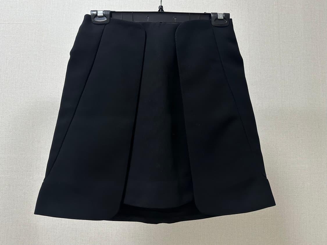 자라 BASIC 검정 플리츠 스커트 상품이미지1