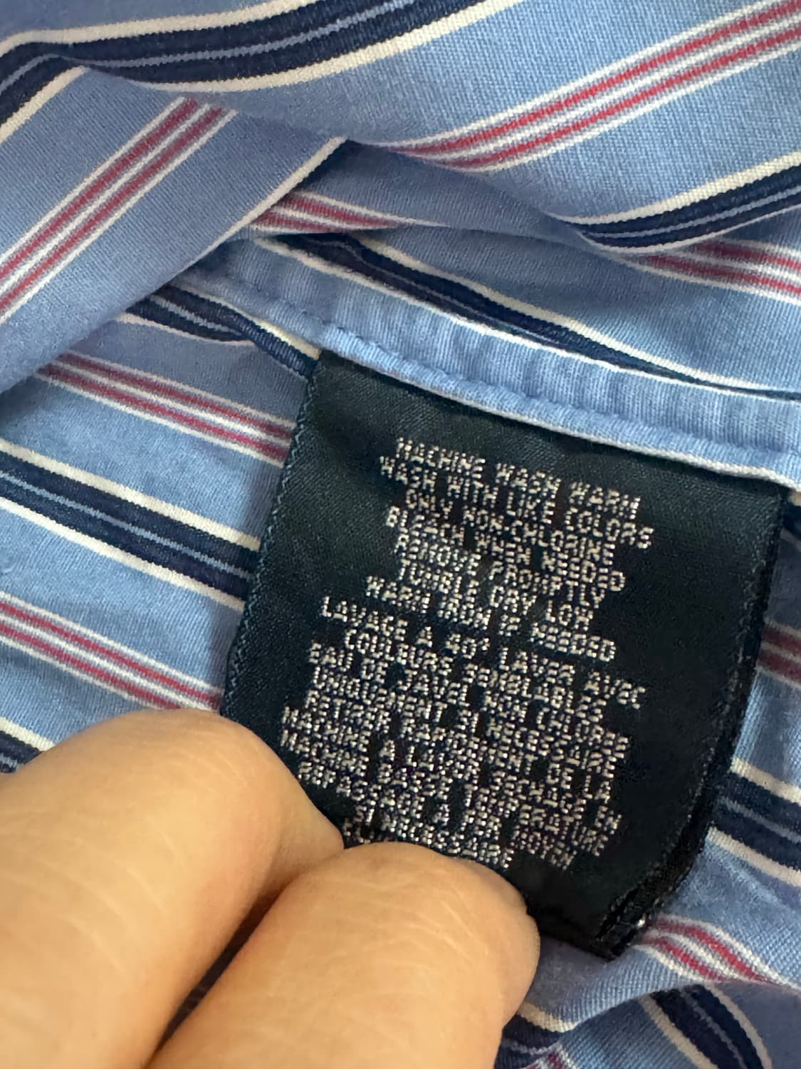 랄프로렌 스트라이프 셔츠 (블루/S) 상품이미지6