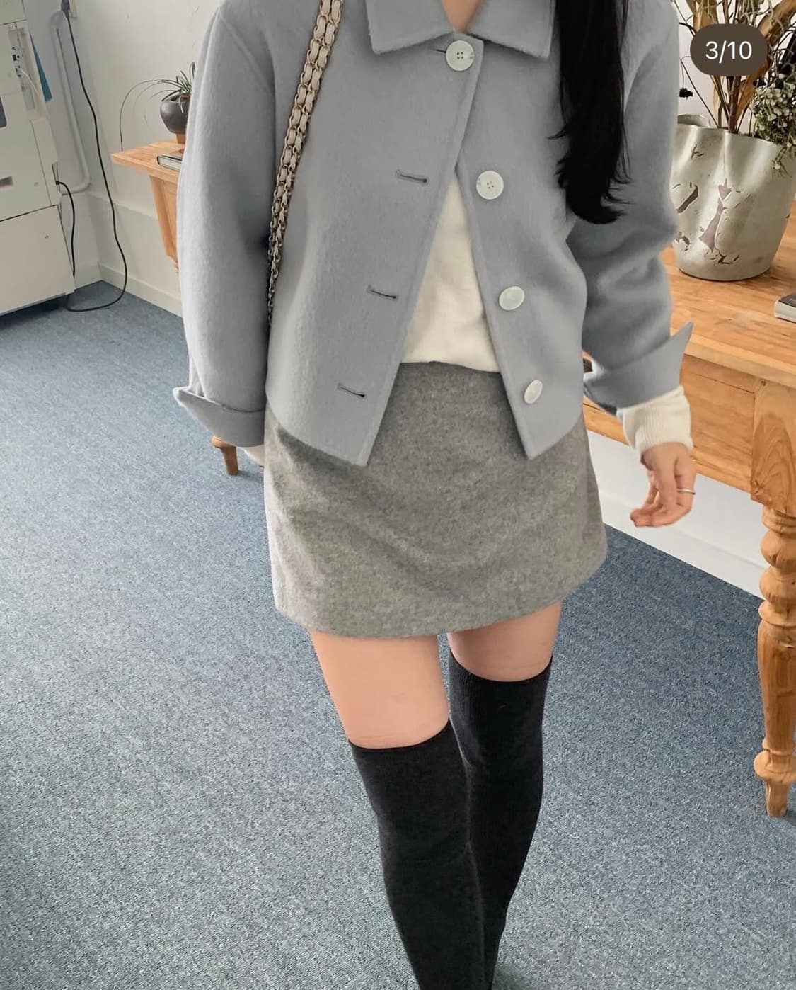 (새상품) 라플리에 알파카 숏코트 상품이미지2