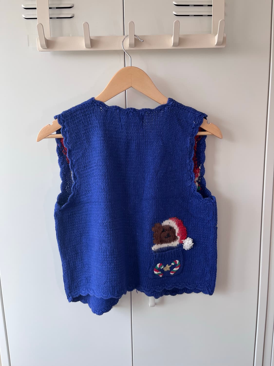 Croft & Barrow 곰인형 크리스마스 니트 조끼 상품이미지8