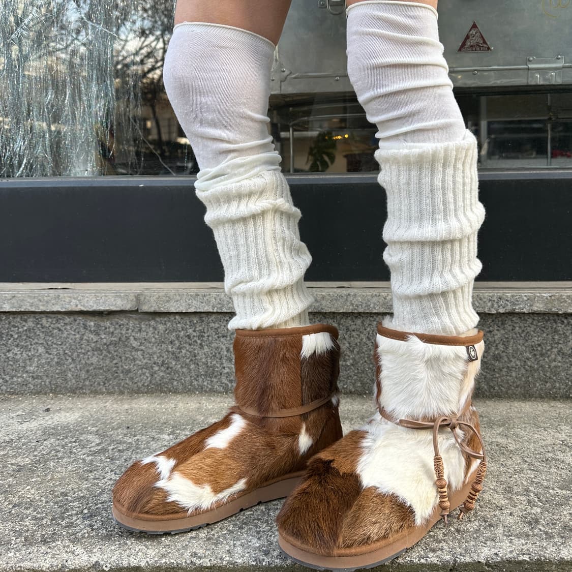 00s AU&MU 리얼 카우하이드 어그 부츠 상품이미지1