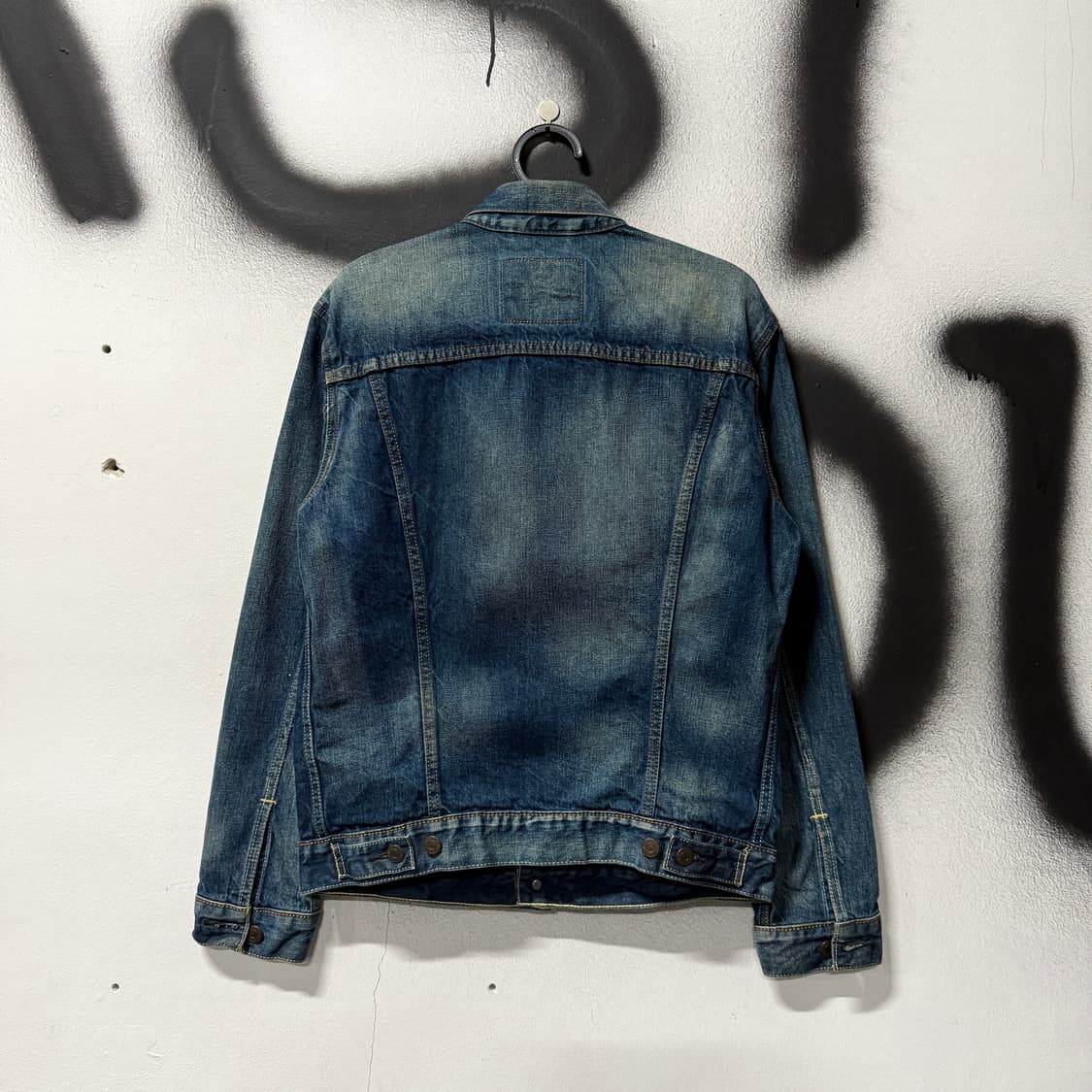 리바이스 오리지널 인디고 블루 워싱 데님 트러커 상품이미지2