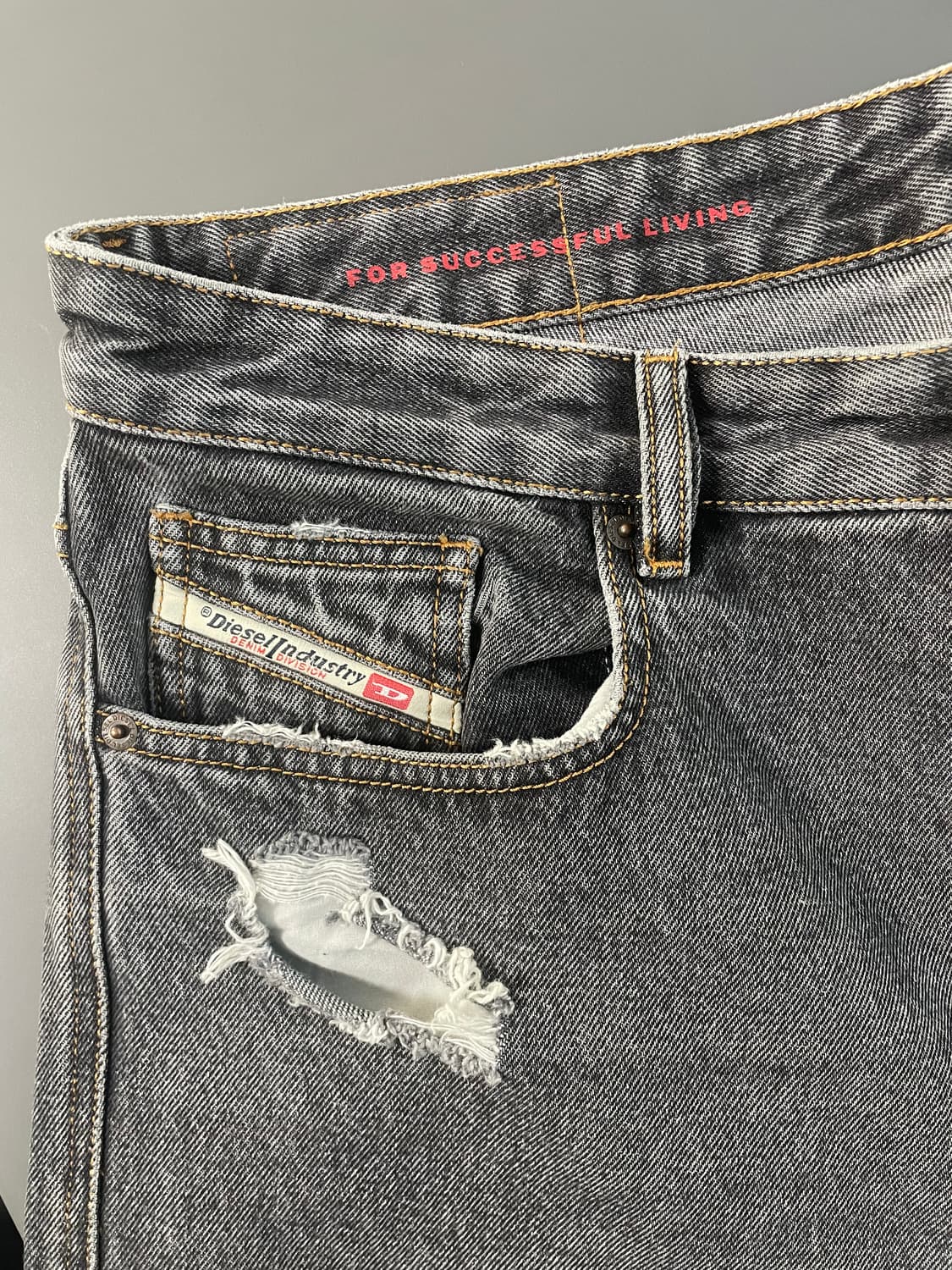 [33] DIESEL 디젤 D-라이즈 007f6 스트레이트 진 상품이미지4