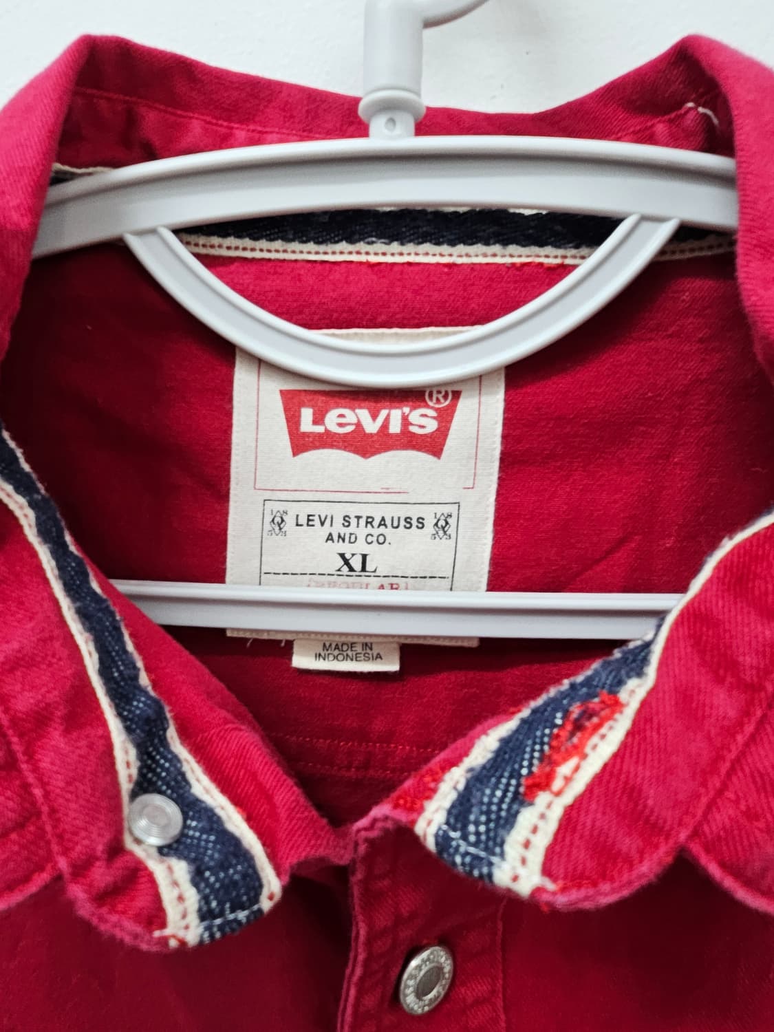 리바이스 빈티지 코튼 레어셔츠 상품이미지5