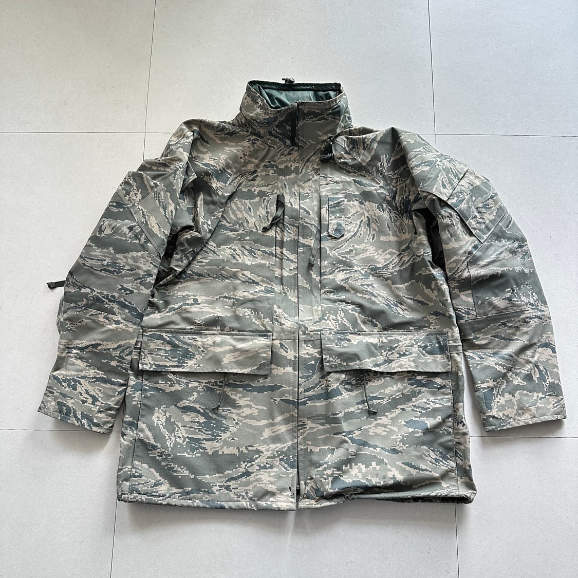 USAF 오리지널 미공군 APECS 고어텍스 파카 ABU 타이거카모 상품이미지1
