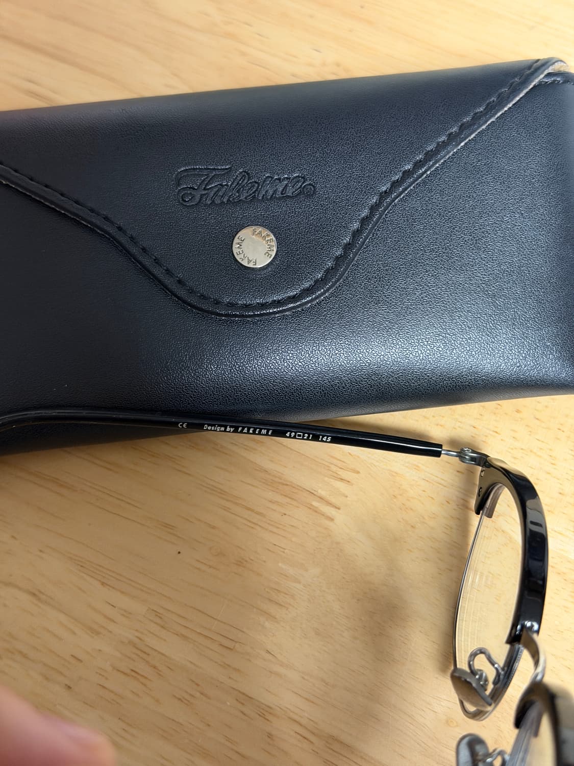 페이크미 hometown 하금테 안경 판매합니다. 상품이미지4