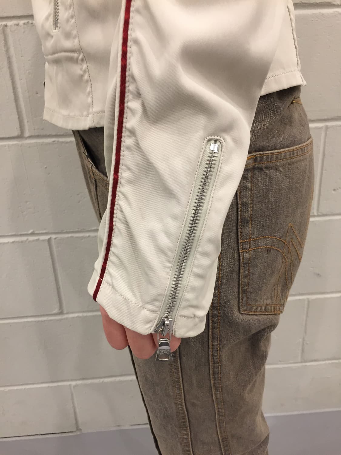 PRADA Archive Red Line Nylon Zip Jacket 상품이미지6