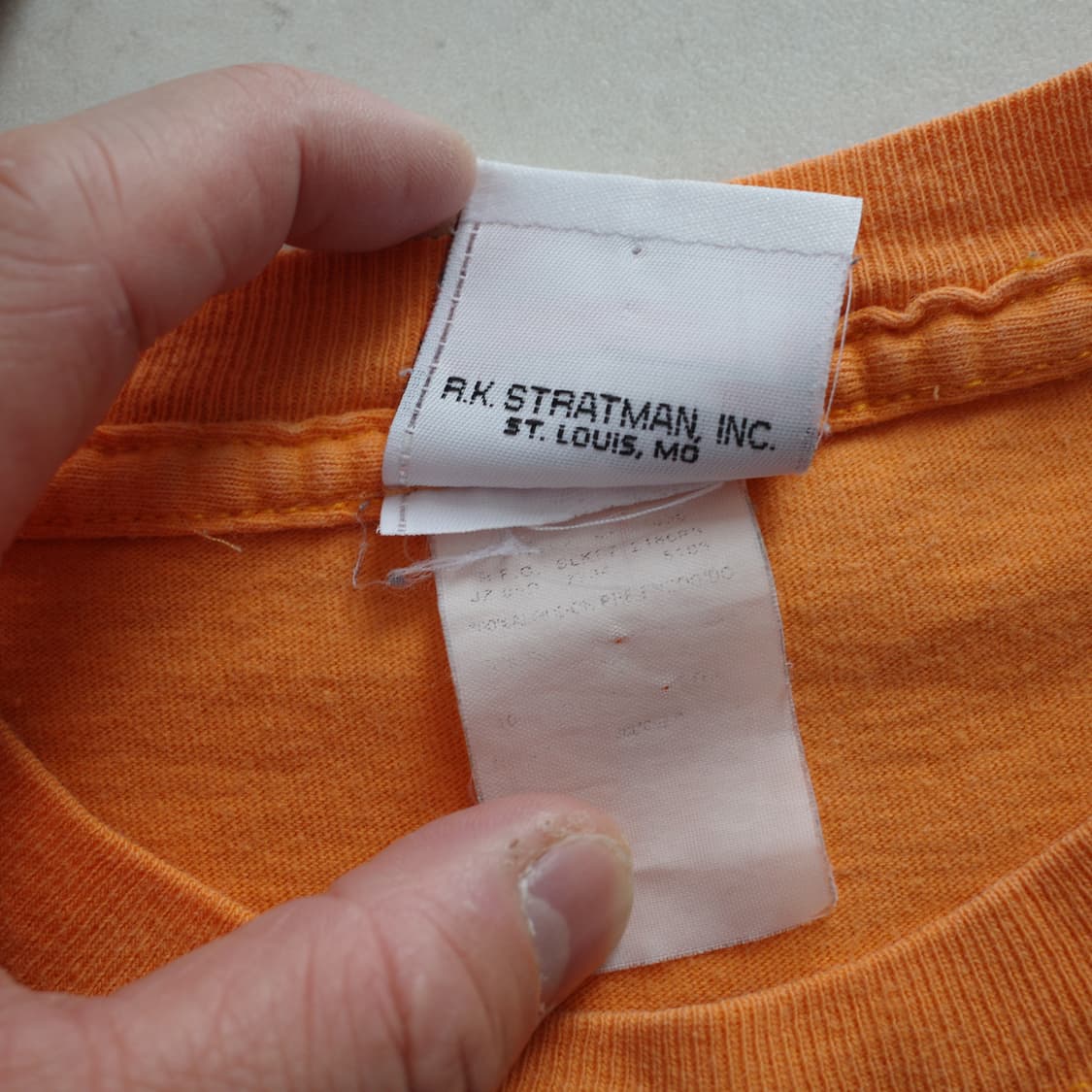 07년 할리데이비슨 앵무새 오렌지 티셔츠 상품이미지5