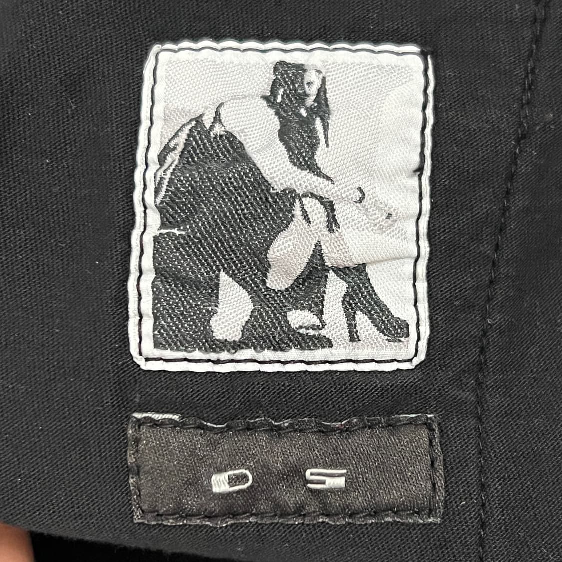 릭오웬스 16FW 다크쉐도우 프리즈너 드로우스트링 조거 팬츠 블랙 상품이미지7