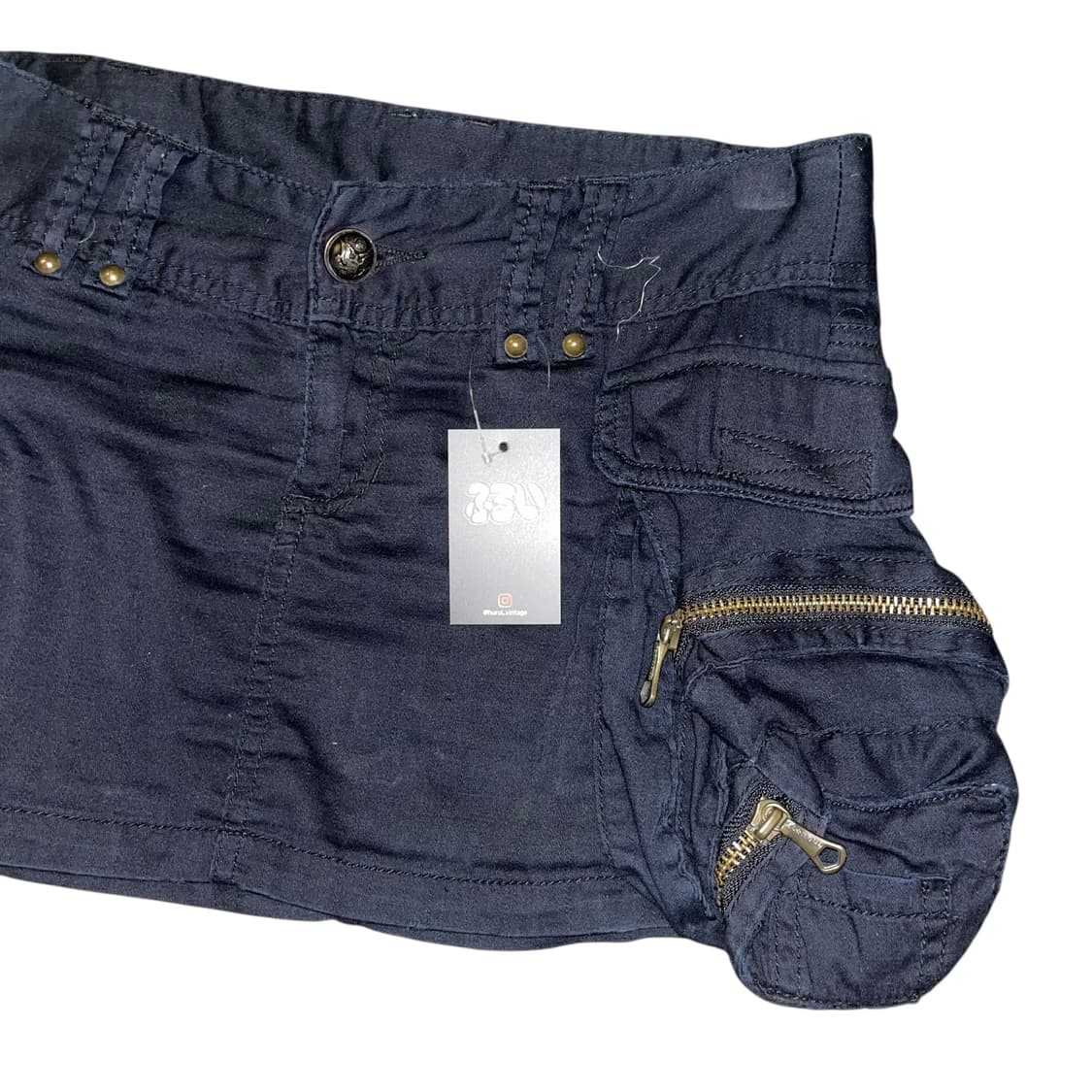 입체포켓 면 스커트 y2k펑크갸루 상품이미지2