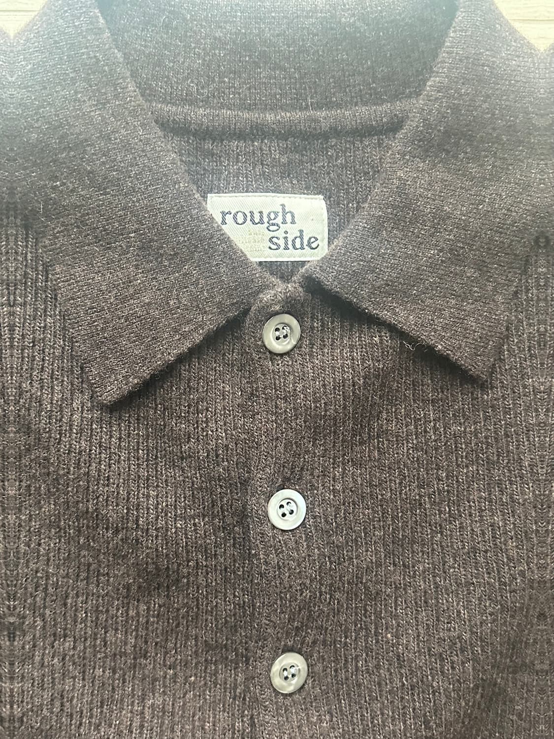 러프사이드 카라 니트 새상품 상품이미지2