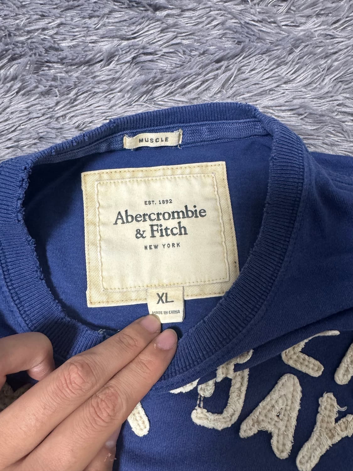 아베크롬비 입체자수 반팔 상품이미지3