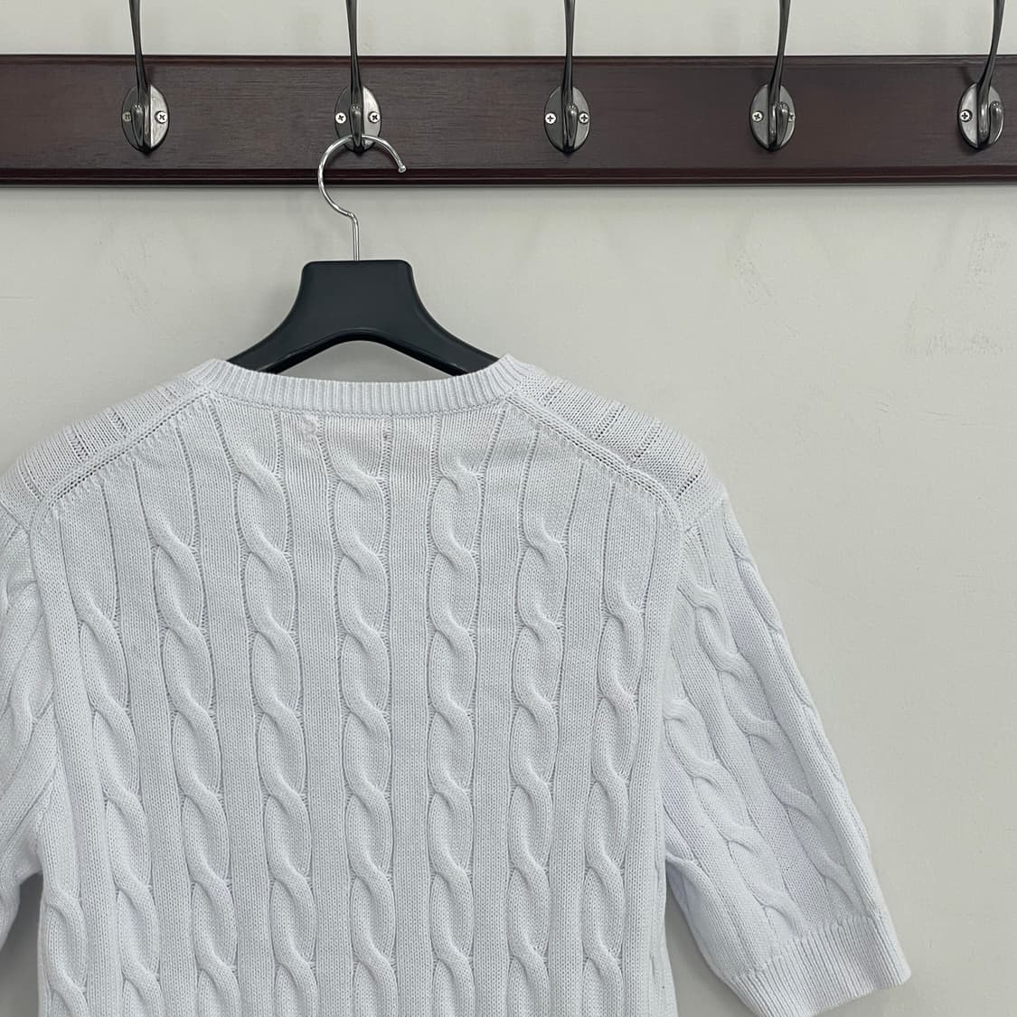 폴로 랄프로렌 케이블 반팔 니트 가디건 상품이미지5