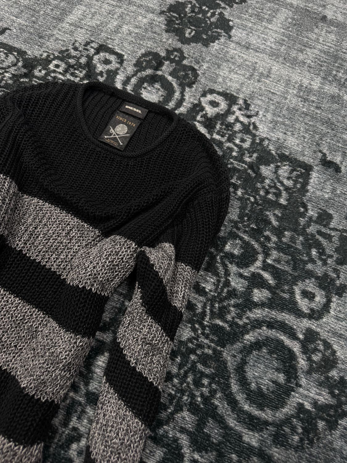 Diesel stripe see through sweater  상품이미지3