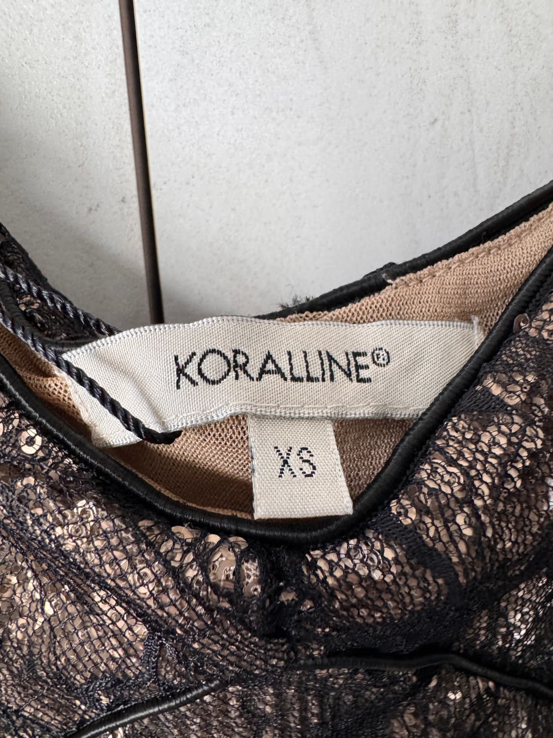 텍있는새상품 이태리 브랜드 Koralline 끈나시 원피스 XS(44,5 상품이미지2