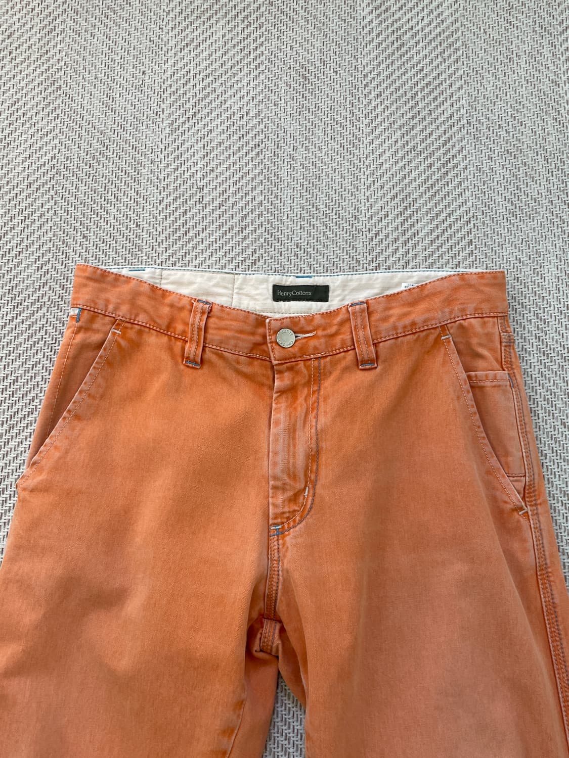 헨리코튼 스트레이트 코튼 팬츠 J04038 상품이미지3