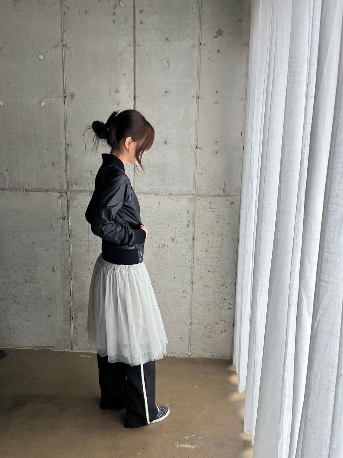 튤 스커트 라이트 그레이 상품이미지9