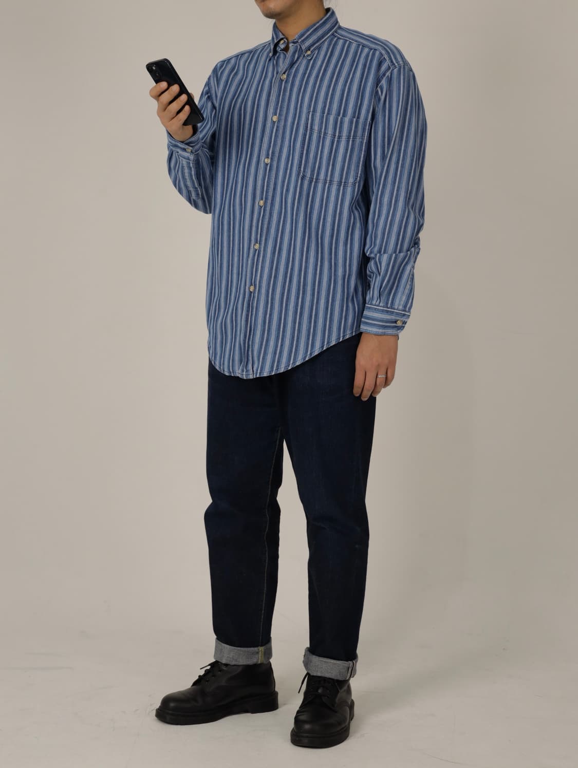 엘엘빈 스트라이프 셔츠 made in usa  상품이미지6