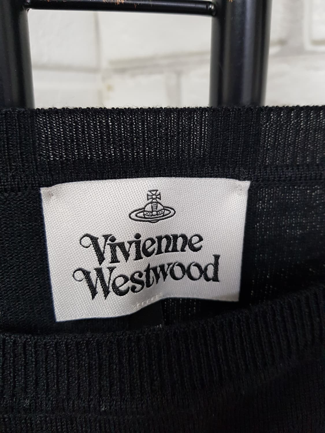 [xs/55/정품] 비비안웨스트우드 구체자수 울니트 블랙 상품이미지7