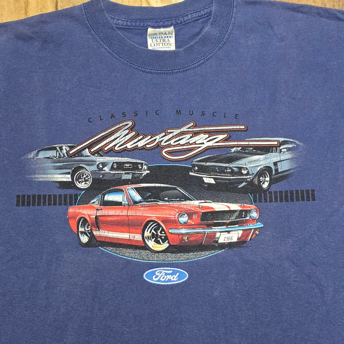 Vintage 90~00s 포드 머스탱 티셔츠 상품이미지2