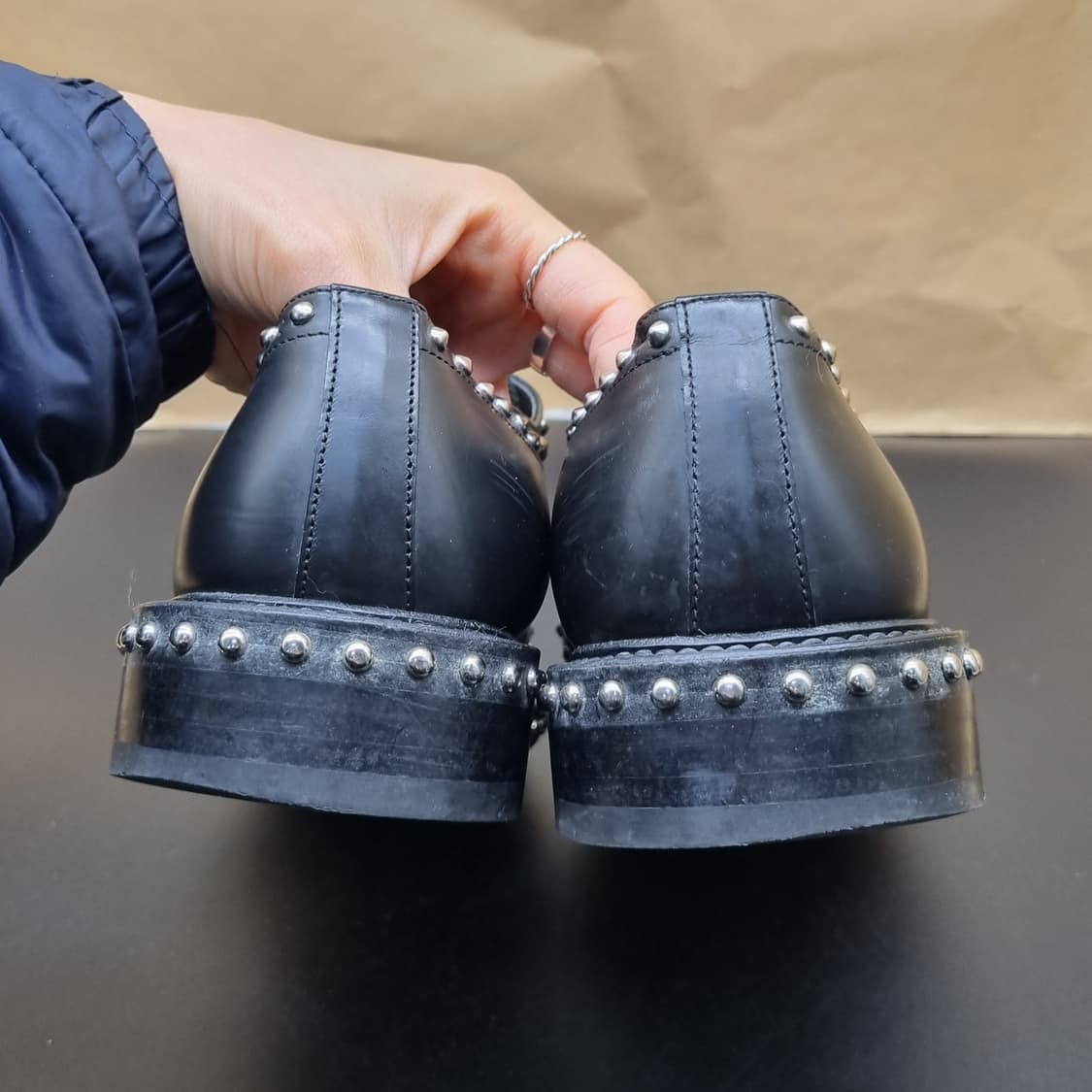 시스템 남성 캐주얼구두 실사이즈275 상품이미지4