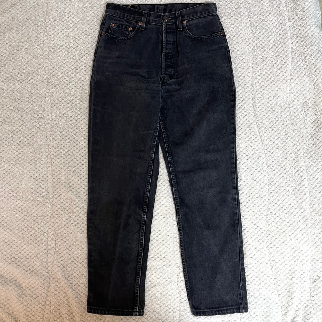 90s 리바이스 흑청 오렌지탭 Made in U.K. 1996년 12월 상품이미지1