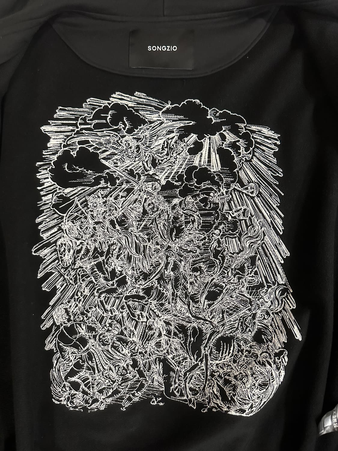 송지오옴므 24시즌 후드집업 50사이즈 상품이미지4