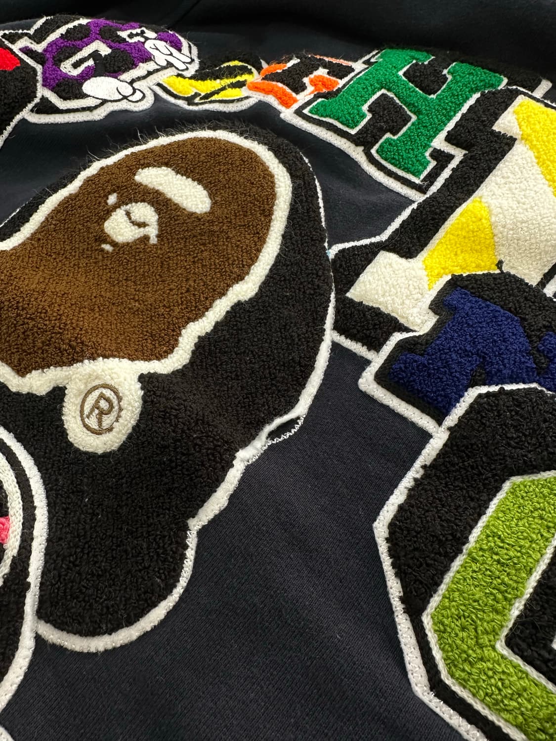 베이프 Nigo NFS 3D빅로고 바시티 자켓 상품이미지7