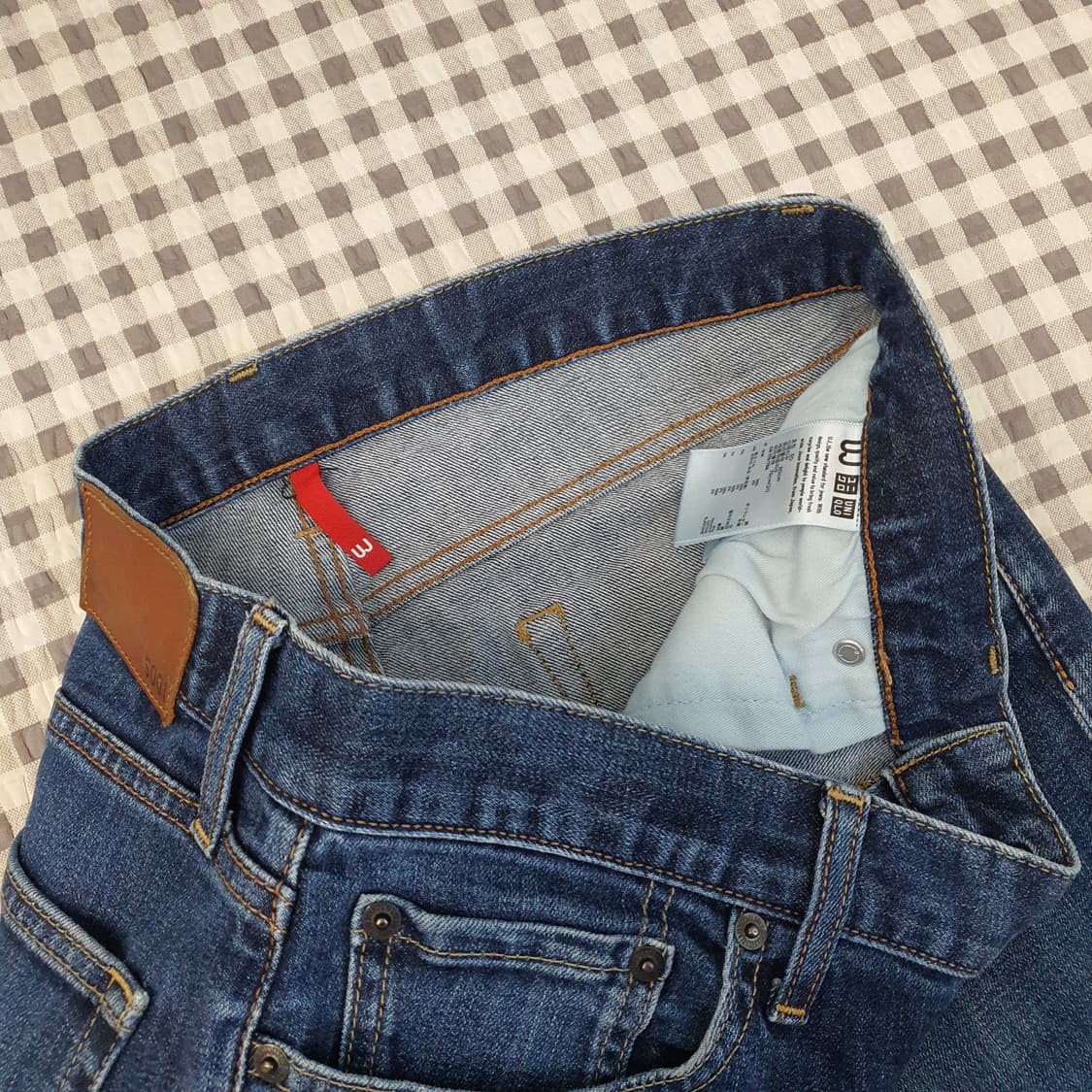 유니클로 스판 데님 청바지 남자31 상품이미지2
