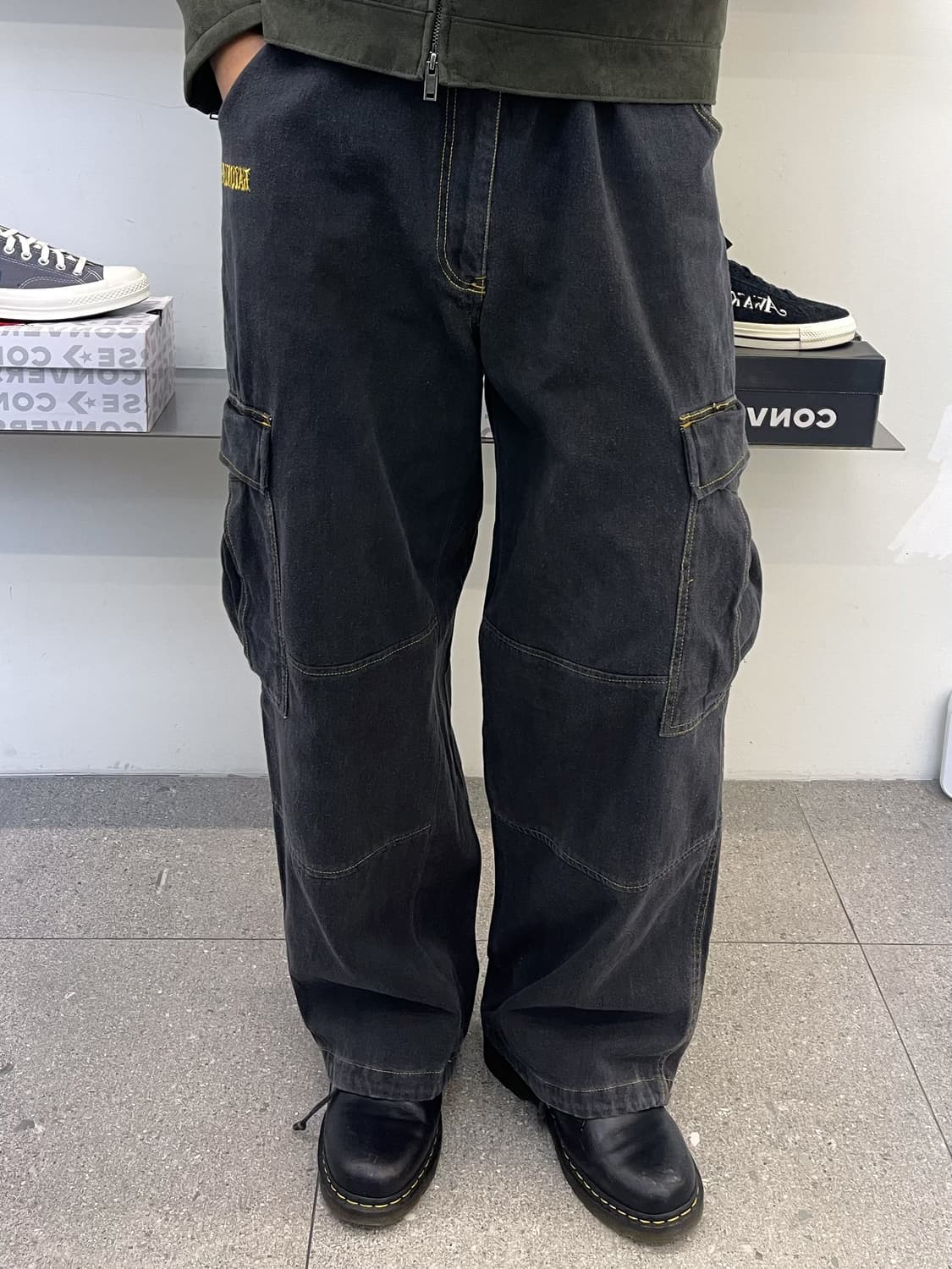 Raton Laveur 90s 콘트라스트 스티치 팬츠 상품이미지2