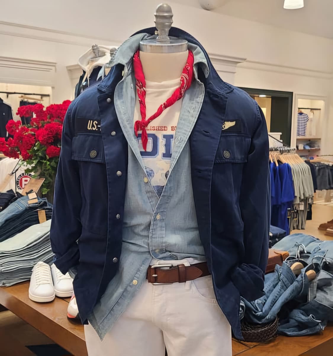 폴로 hbt 13스타 헤링본 코튼 자켓 m (100-105) 상품이미지2